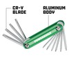 Powerbuilt 940786 Folding Star Key Wrench Set (10 Piece) (T6