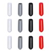 Rebower 100 Pack Screw Thread Protector Cover Rubber End Caps,
