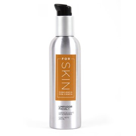 For Skin Limpiador desmaquillante con aceite de Almendras 200 ml | Todo tipo de piel | Doble limpieza facial | Elimina maquillaje a prueba de agua | No irrita ni reseca
