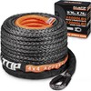 ALL-TOP Synthetic Winch Rope Cable, 9/16" x76ft,35000LBS Winch Replace Line