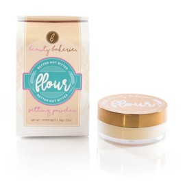 Beauty Bakerie Flour Setting Powder, Finishing Powder for Setting Foundation Makeup in Place, Cassava (Yellow), .5 Ounce