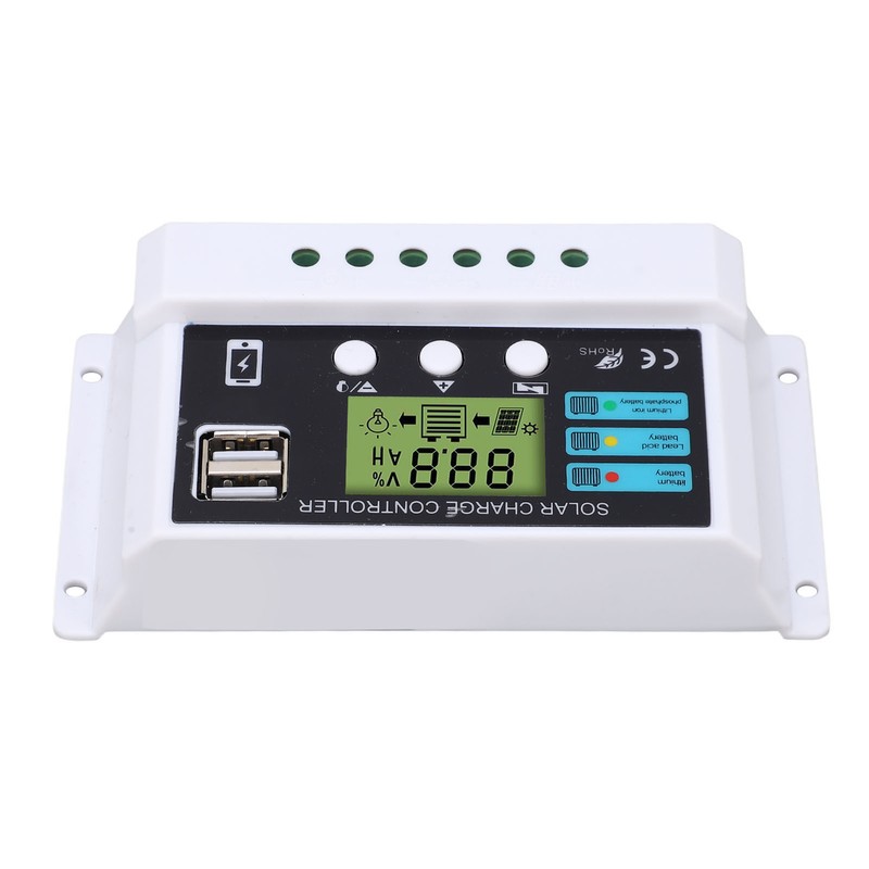 Solar Controller Industrial Chip LCD Display Overload Protection Solar Regulator