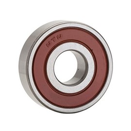 NTN Bearing 6303LUA Single Row Deep Groove Radial Ball Bearing, Polyacrylic, Normal Clearance, Steel Cage, 17 mm Bore ID, 47 mm OD, 14 mm Width, Single Seal