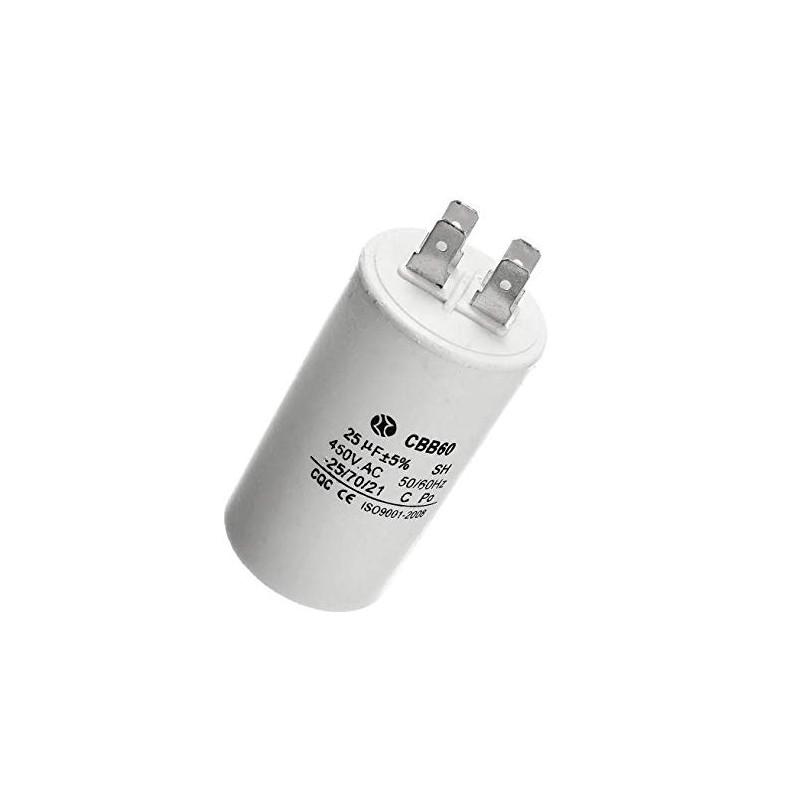 Pack 2Pzas Capacitor 45 UF Para Bomba Centrifuga 1Hp