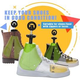 RIRPUAE Shoe Boot Stretcher Women/Men Cowboy Boot Shoes Tree Expander Widener Expander Adjustable Shoes Length&Width For Bunions/Wide Feet Sneakers,Refit Shoes and Boots