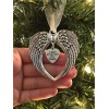 Jextech 3 Colgantes Alas De Ángel, Adorno Conmemorativo Navidad Amor