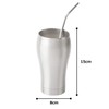Apex Heart GR-1338 Tumbler, Vacuum Insulated, Stainless Steel, Silver, 11.8