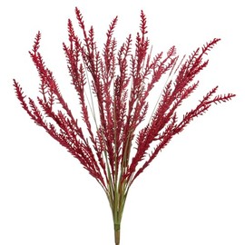 SilksAreForever 24" Artificial Astilbe Flower Bush -Burgundy (Pack of 12)
