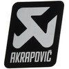 AKRAPOVIC(アクラポヴィッチ) アルミ耐熱ステッカー 縦 75mmx75mm モノトーン P-VST17AL