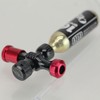 R250 Preset Type CO2 Inflator, Black/Red, Includes Air Pressure Gauge,