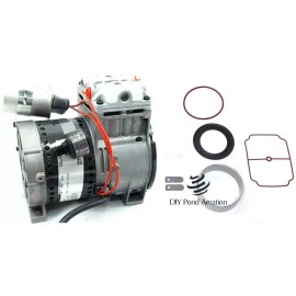 DIY Pond Aeration Jones Fish Hatcheries AQ10TRJ Compressor Rebuild Kit Vertex COM-404-MK. M669