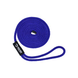 Solid Braid Nylon Dock Line - Purple, 1/2" x 10'