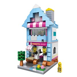 LOZ Building blocks set to assemble and play with. Donuts Shop
