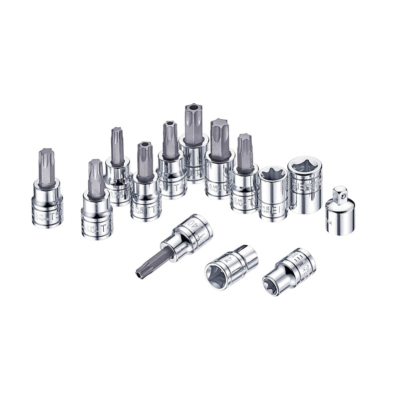 Kauplus 37PCS S2 Star Bit Socket And External -Socket Set,