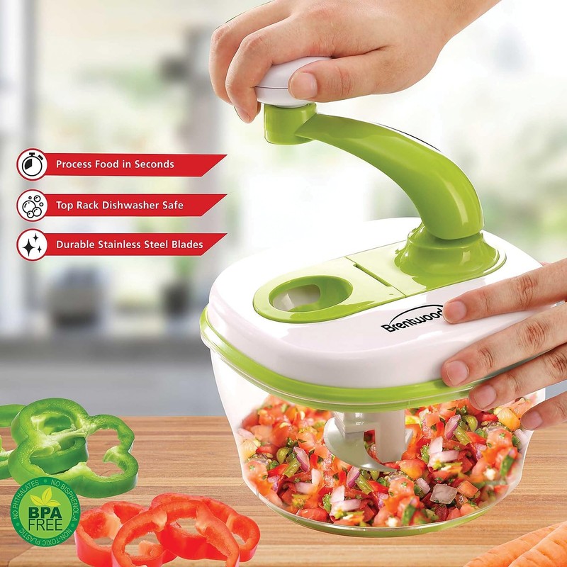 Brentwood KA-5050G Food Processor, household, White