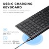 iClever BK10 Bluetooth Keyboard, Wireless Bluetooth Keyboard, Rechargeable Bluetooth 5.1