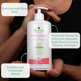 Aurea 24H Face Cream – 1.7 oz Unisex Moisturizer for All Skin Types, Hydrating, Nourishing, Soothing & Protective Daily Skincare for Men & Women