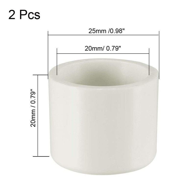 sourcing map 20mm PVC Pipe Cap Fitting, Slip Socket External