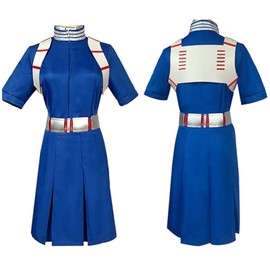 Cosplay Life My Hero Shoto Todoroki Anime Women's Academia Student Cosplay - Complete Costume Set Skirt Shirt Vest and Belt (2XL)