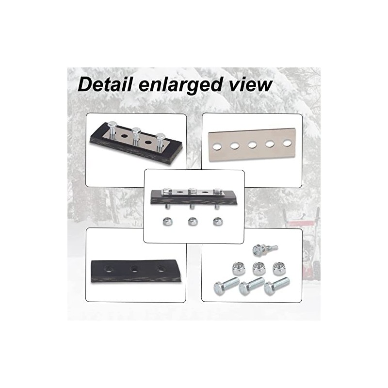 Giltswift 1/4" 3-Blade Snow Blower Impeller Modification Kit 2 Stage