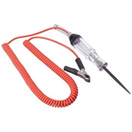 S&G Tool Aid 27300 Heavy Duty Circuit Tester with 12' Retractable Wire and Battery Clip