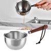 Oil Heating Pot Triple Layer Stainless Steel Uniform Heating Mini