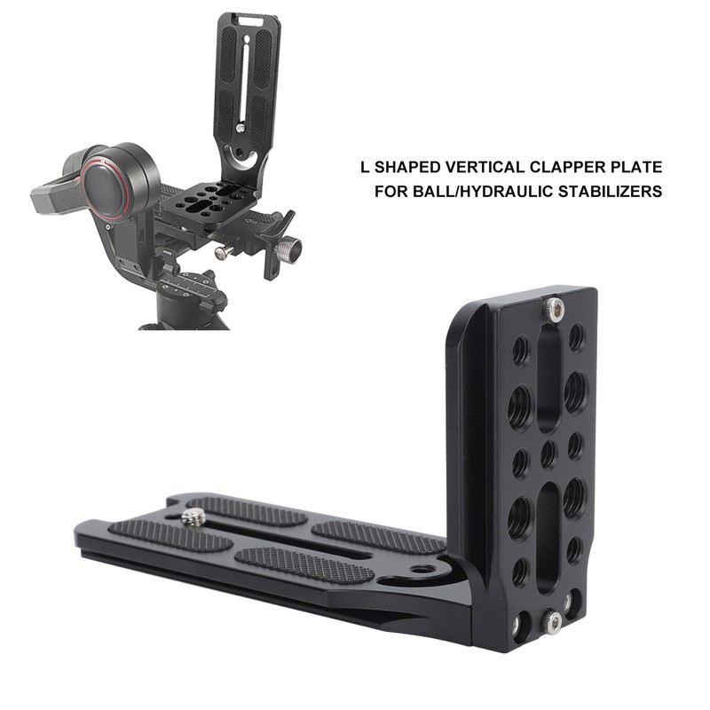 DSLR Camera L Bracket Quick Release Plate Vertical Tripod Quick