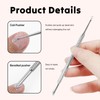 SuriNexCentrics 2 in 1 Cuticle Pusher Professional Cuticle Tool Stainless