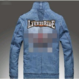 unbranded NEW LIVE TO RIDE Large Biker Back patch Quality Iron/Sew on logo motorcycle B008