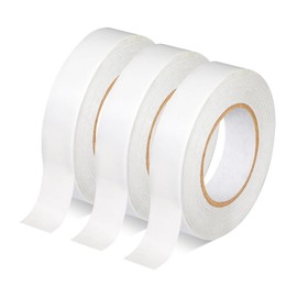 HEYSTYLE Double Sided Tape for Crafts 0.8in x 98ft (20mm x 30m) - 3 Rolls, Tear-by-Hand, for Arts, Photography, Gifts Box, Scrapbooking, Card Making, Paper Backing