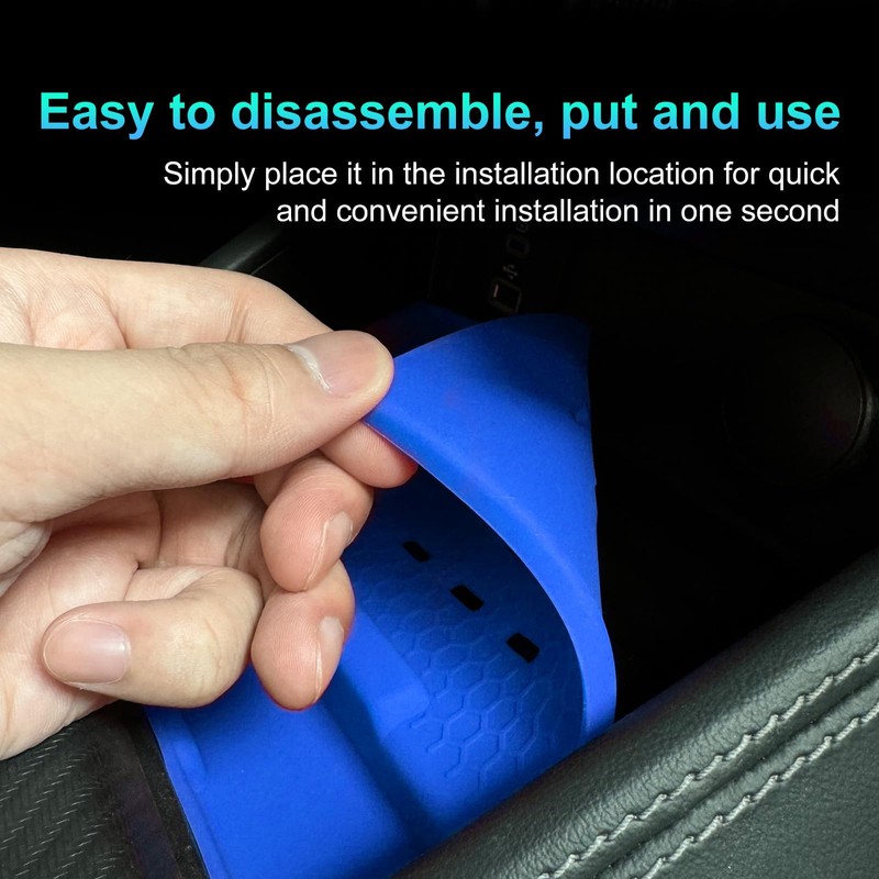 FDAIUN Wireless Charging Protective Pad for Ford Mustang 2024-2025 Silicone