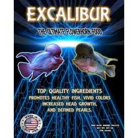 Excalibur Original Flowerhorn/srt Staple Food 1/2 lb 5mm Floating Pellets