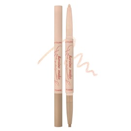 Heroine Make Under Eye Dual Pencil Liner, 02 Sparkle Volume, 1 Piece / 히로인메이크 언더 아이 듀얼 펜슬 라이너, 02스파클볼륨, 1개