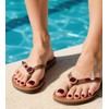 Morily Solid Burgundy Press on Toenails for Women, 24 Pcs