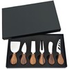Cheese Knives Set, 6-Piece Stainless Steel Cheese Knife Collection with