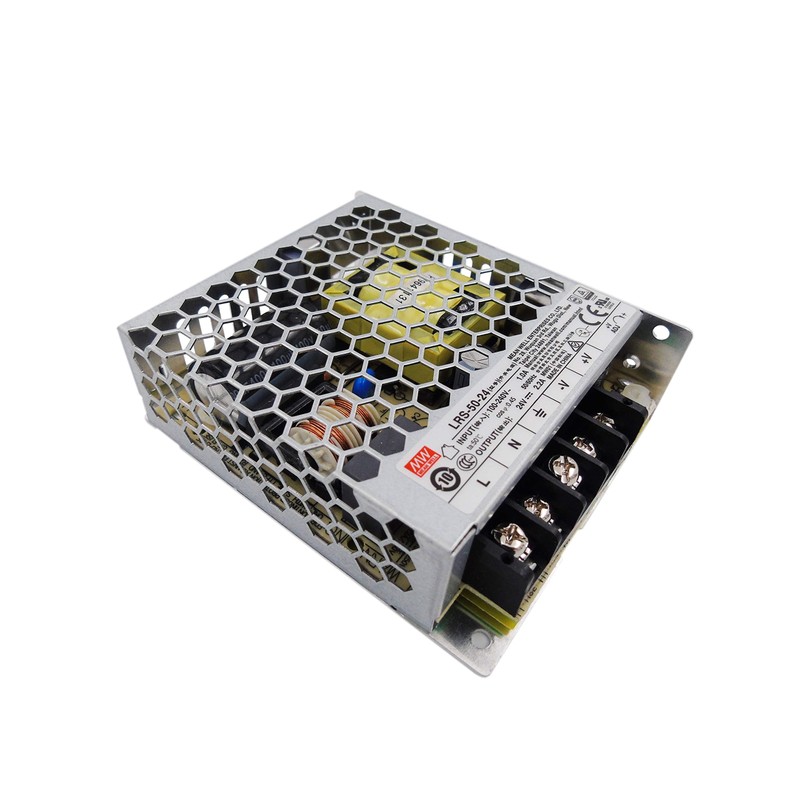 Switching Power Supply 52W 24V 2,2A ; MeanWell LRS-50-24 ;