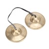 Tibetan Cymbals Auspicious Symbols Handcraft Tibetan Tingsha Cymbals Portable Brass