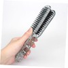 SAFIGLE Clamp Hair Comb Double Sided Bristle Hair Straightening Brush