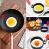 4PCS Egg Ring Stainless Steel Egg Rings with Anti-Scald Folding