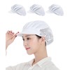 DFsucces Sanitary Cap, Set of 3, For Adults, Sanitary Hat,