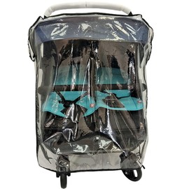 Stroller Rain Cover,Universal Rain Cover for Side by Side Baby Stroller, Double Stroller Cover for Rain and Wind,Baby Outdoor Activities Accessories.