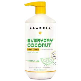 Alaffia EveryDay Coconut Conditioner, Coconut Lime 32 FZ (Pack of 2)