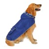 HDE Reversible Dog Raincoat Hooded Slicker Poncho Rain Coat Jacket
