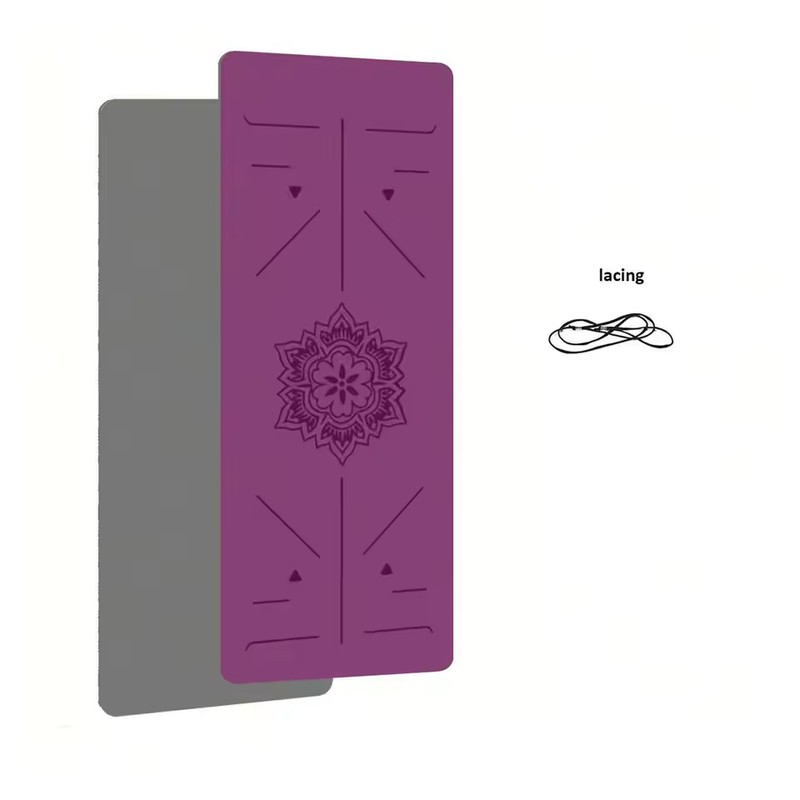6mm TPE Anti-Slip Yoga Mat, 180 x 57 cm Eco-Friendly