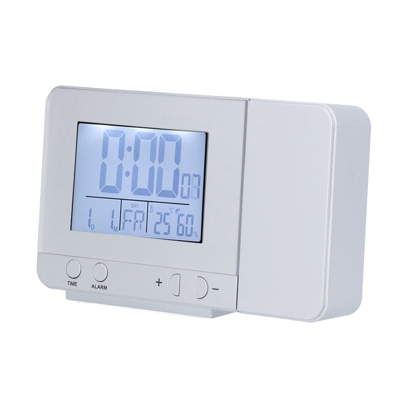 180° Rotation Projection Alarm Clock USB Powered LED Digital Clock