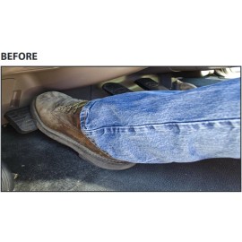 Iowa Customs 2" Clutch Pedal Extender for Peterbilt 379, 386, 389-Billet Aluminum-Made in USA