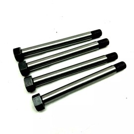 Unbranded 4-PACK HEX HEAD SHOULDER BOLT 1/2-20, HEAD 13/16, 5' LONG, THREADED 3/4" LONG
