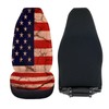 Oramclsy 2PCS American Flag Print Car Seat Covers for Front