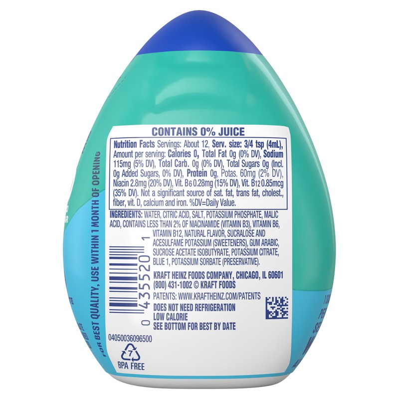 Mio Sport Liquid Water Enhancer, Berry Blast, 1.62 OZ, 6-Pack