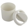Cadineer Desktop Bin, Mini Trash Can With Swing Top Lid,